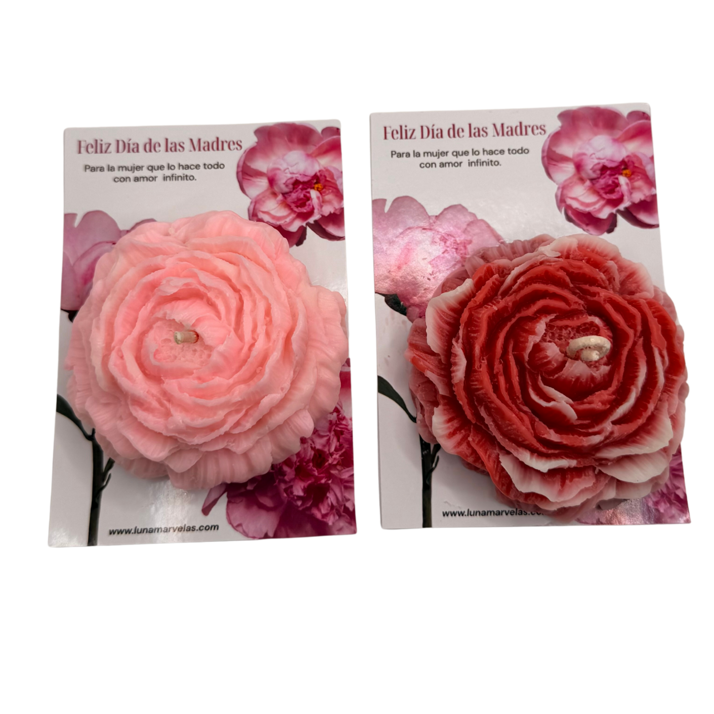 Tarjeta floral madres