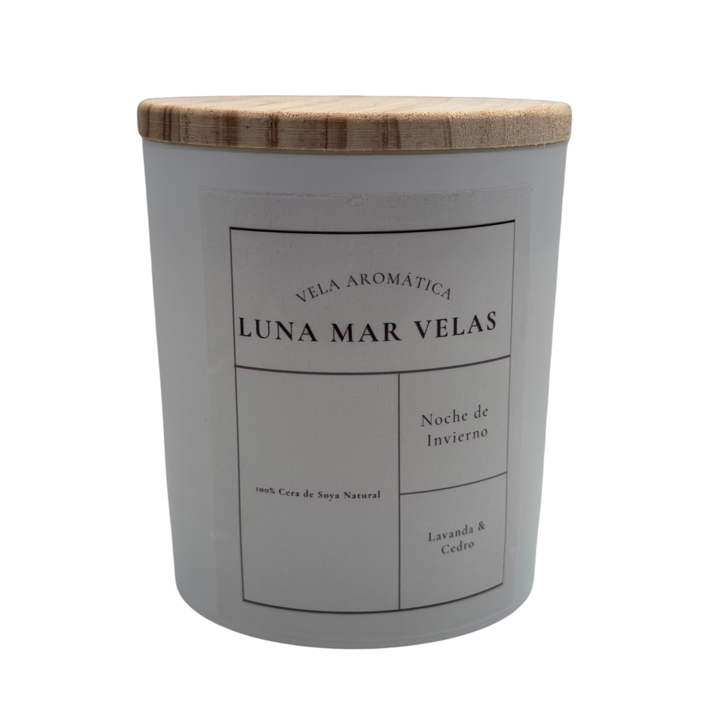 Vela aromática white - Noche de invierno