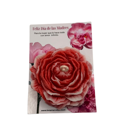 Tarjeta floral madres
