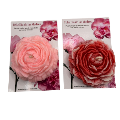 Tarjeta floral madres