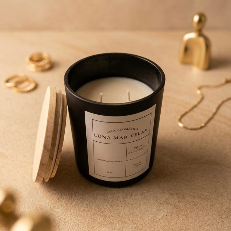 Vela aromática black
