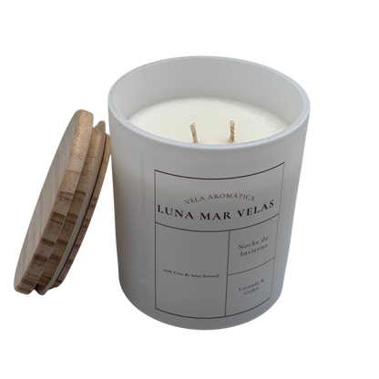 Vela aromática white - Noche de invierno