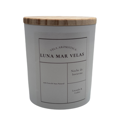 Vela aromática white - Noche de invierno