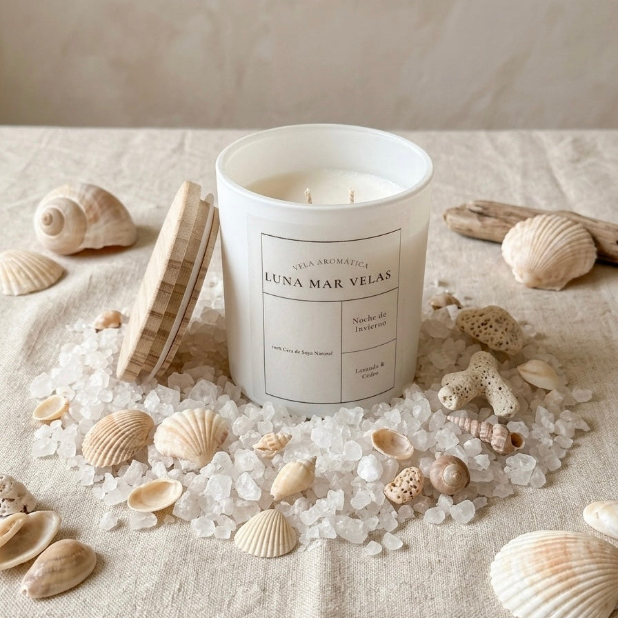 Vela aromática white