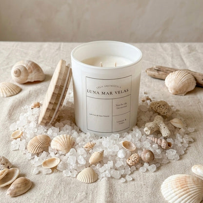 Vela aromática white